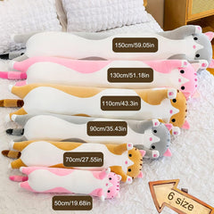 Somao long cat pillow delivers plush comfort and support.