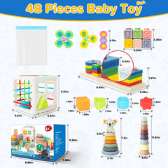 Somastung gift-ready set: neatly packaged Montessori toys for infants and toddlers