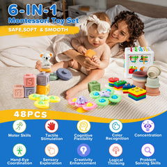 Somastung stack rings: easy-grip rings support fine motor skills and coordination