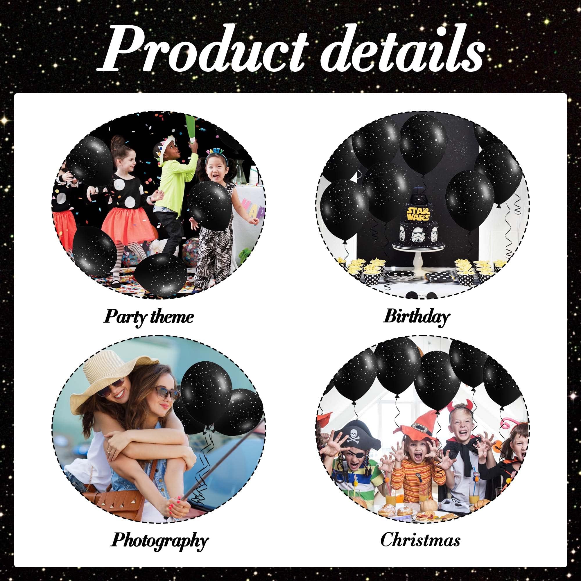Sondeng galaxy balloons kids party idea boosts festive atmosphere.