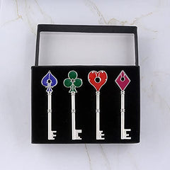 SONGCHANGJEWELRY remake keys pink closeup suggests versatile gift and cosplay appeal