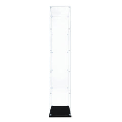 Songlection Apollo Saturn V display case side view highlights easy to assemble setup