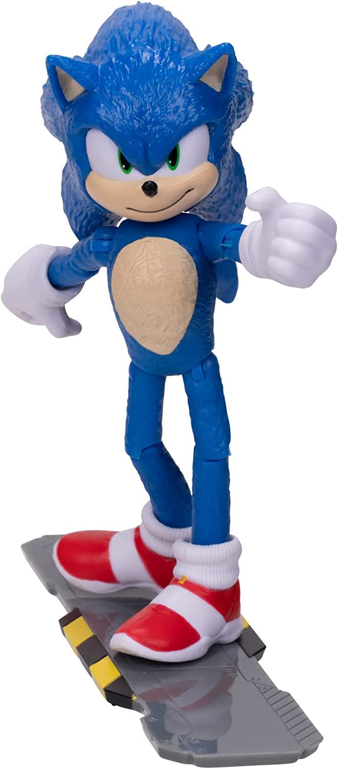 Sonic The Hedgehog 2 figure duo compatible with other figures sold separately.