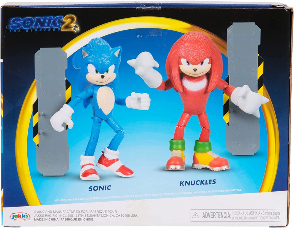 Sonic The Hedgehog 2 red two-pack collectible duo.