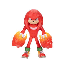 Sonic 3 Knuckles fire fists figure in dynamic action pose.