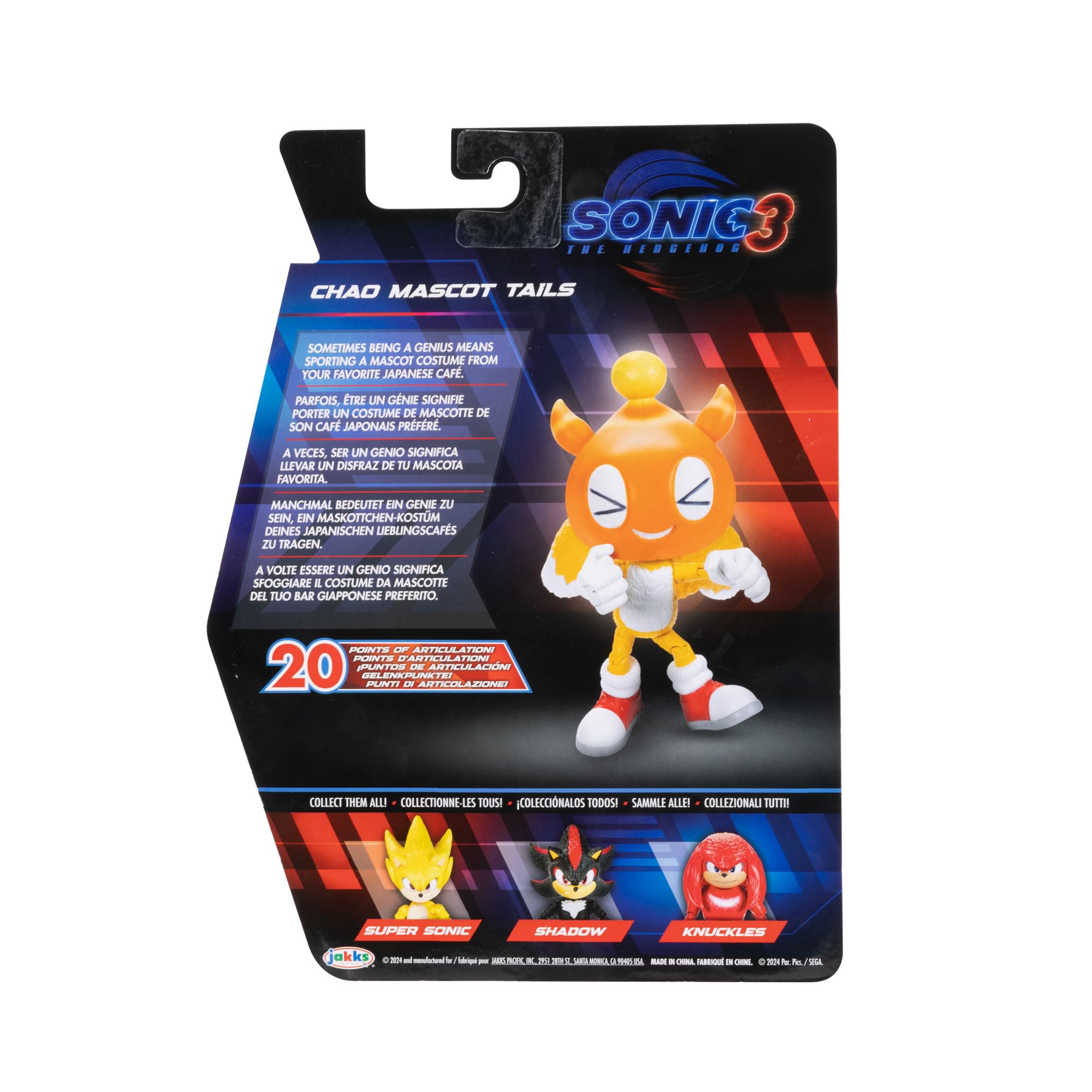 Sonic 3 figure ready for dynamic posing and display setups