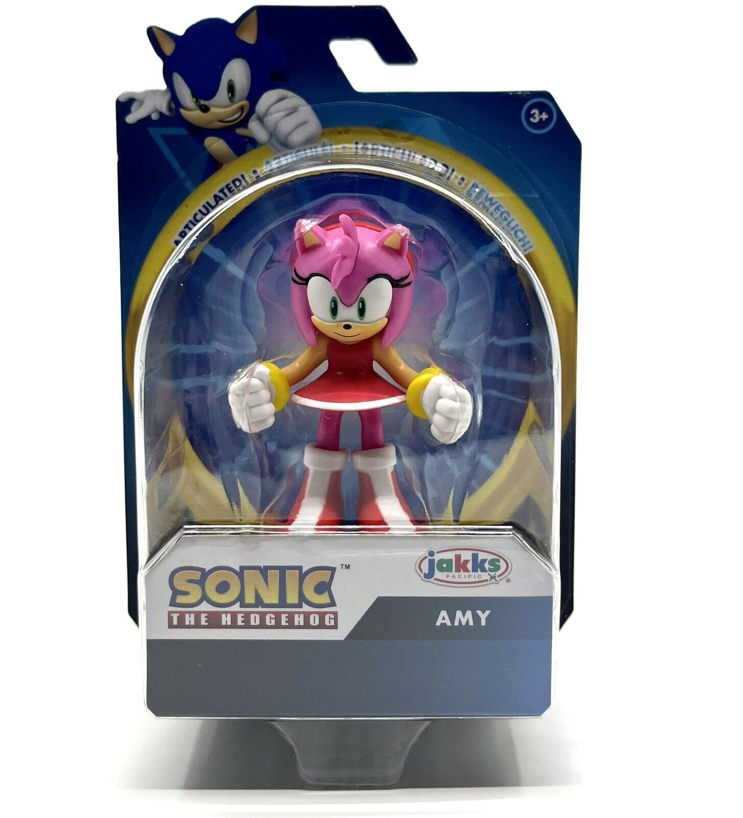 Sonic The Hedgehog Amy mini figure 2.5 inch, collectible for display and play