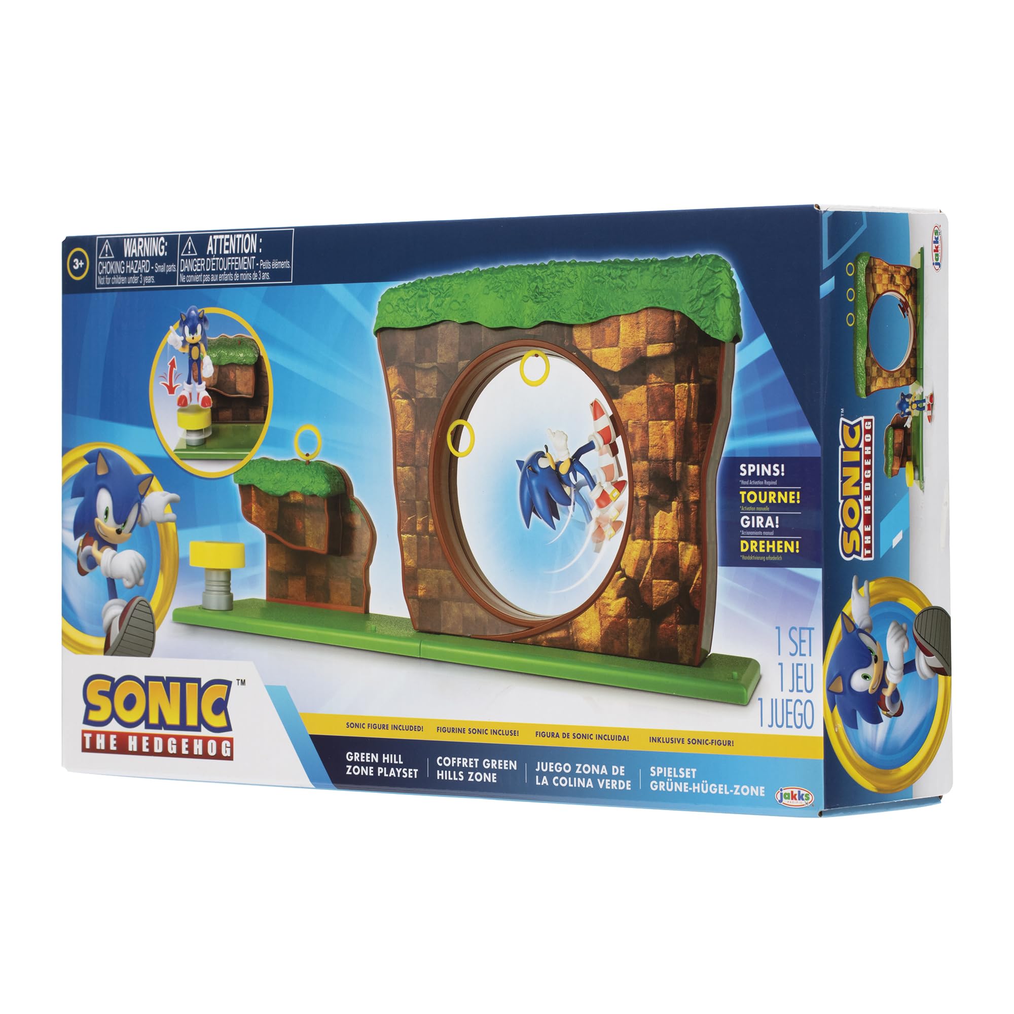 Sonic The Hedgehog bumper area supports engaging, bounce-filled play sessions.