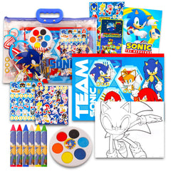 Sonic drawing set tote with colors for on-the-go art sessions