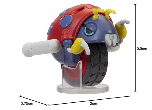 Sonic The Hedgehog 2.5 inch figure side view for display insights