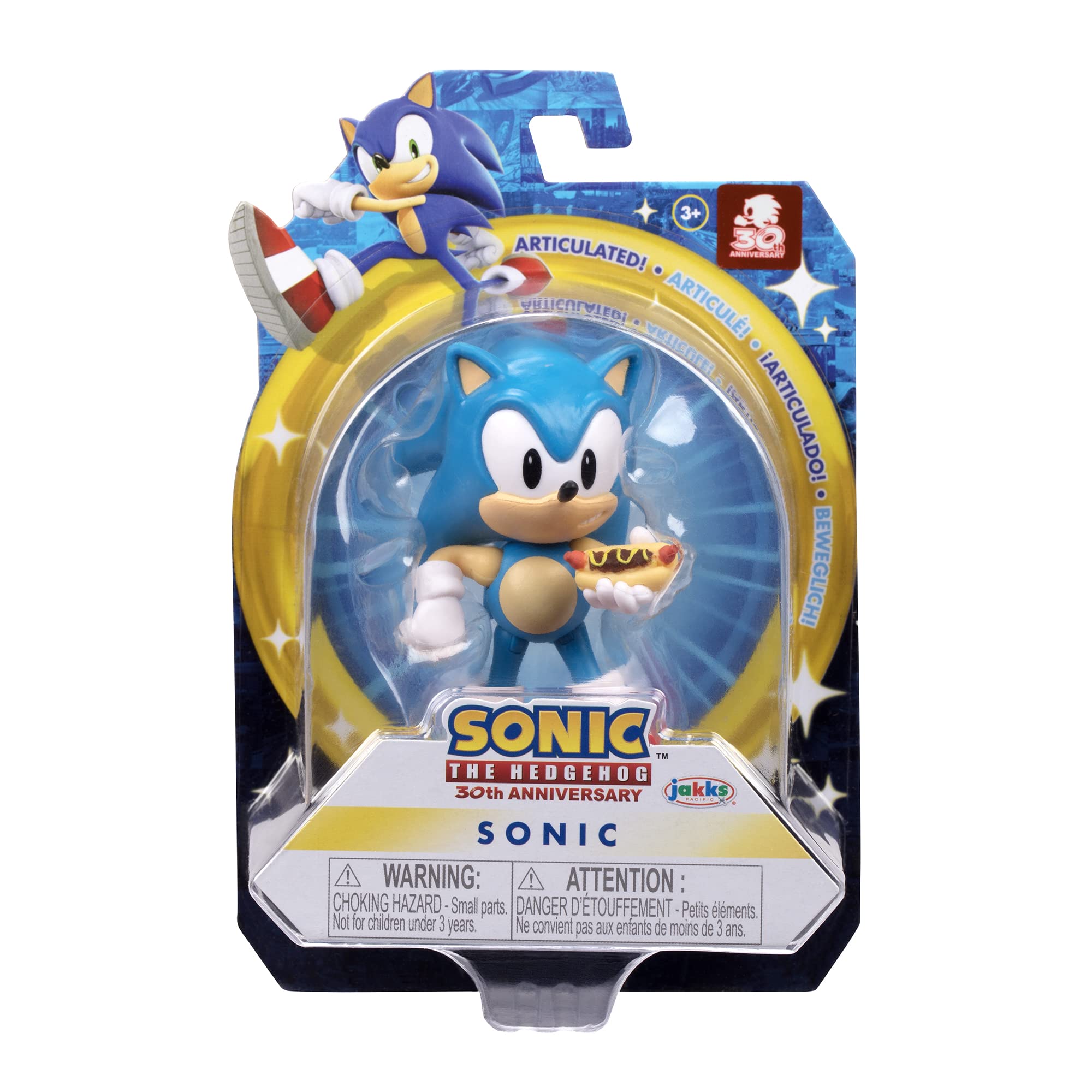 Sonic The Hedgehog 2.5-inch figure display on shelf idea for desks.