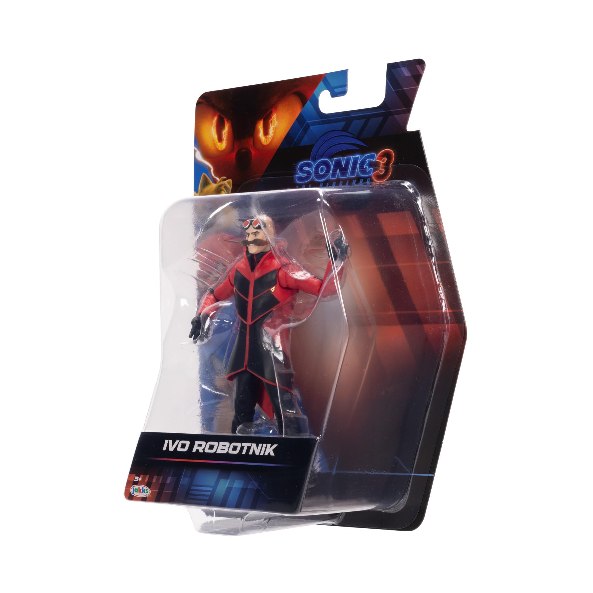 Sonic The Hedgehog 3 figure packaged securely for gifting and shelf-ready display.