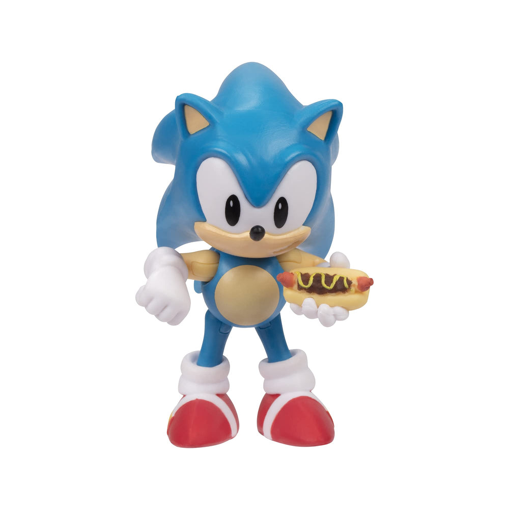 Sonic The Hedgehog hot dog accessory close-up showing playful detail for collectors.