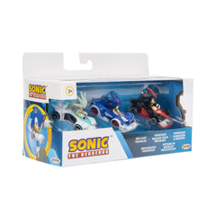 Rolling wheels and die-cast build on Sonic vehicles