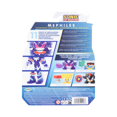 Sonic the Hedgehog Mephiles the Dark with Purple Mist Base offers versatile posing