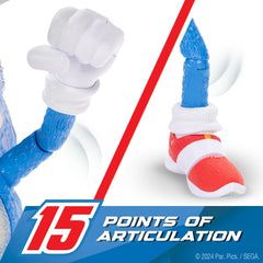 Sonic chest press activates eyes and quills for visual effect
