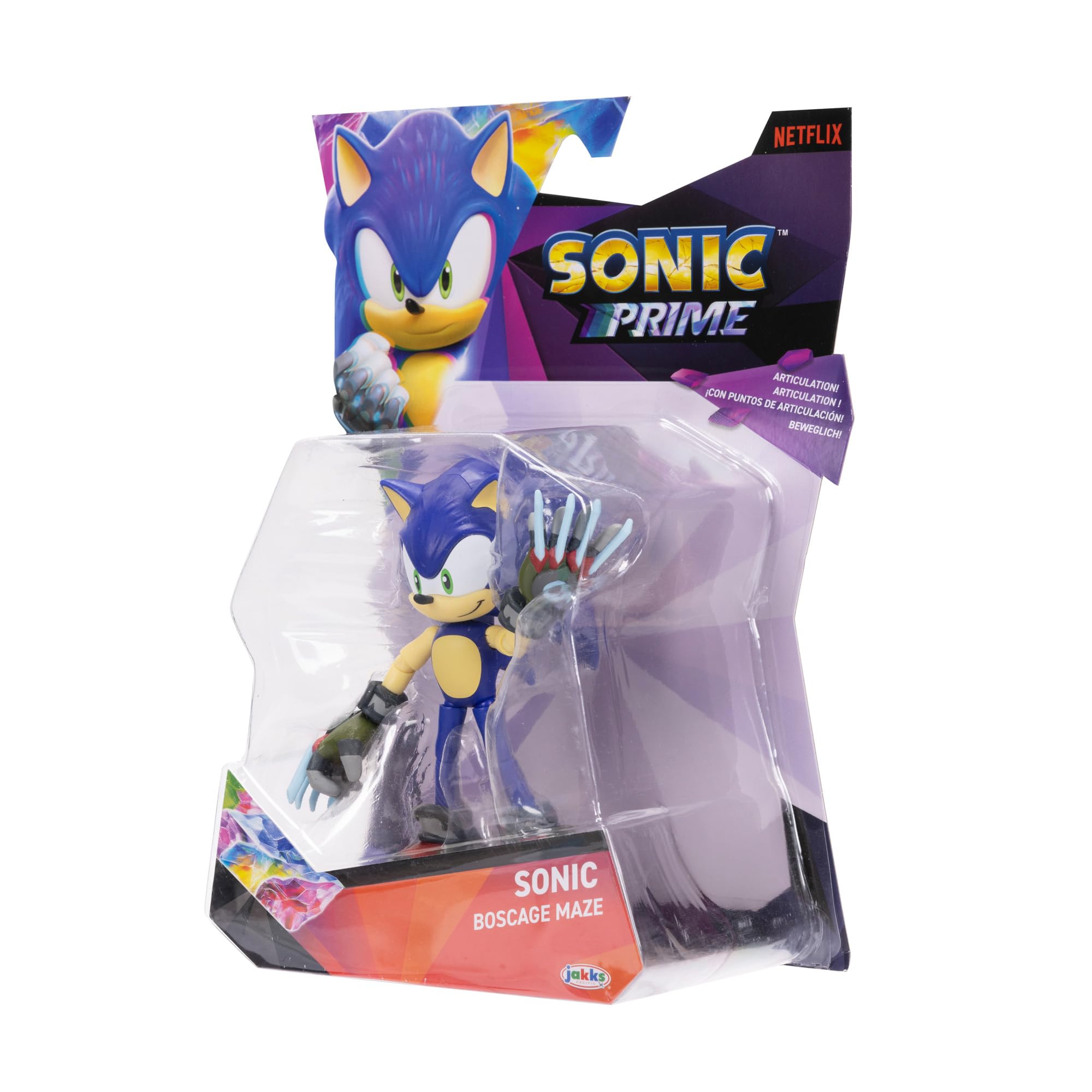 Sonic Prime display-ready figure on a shelf.