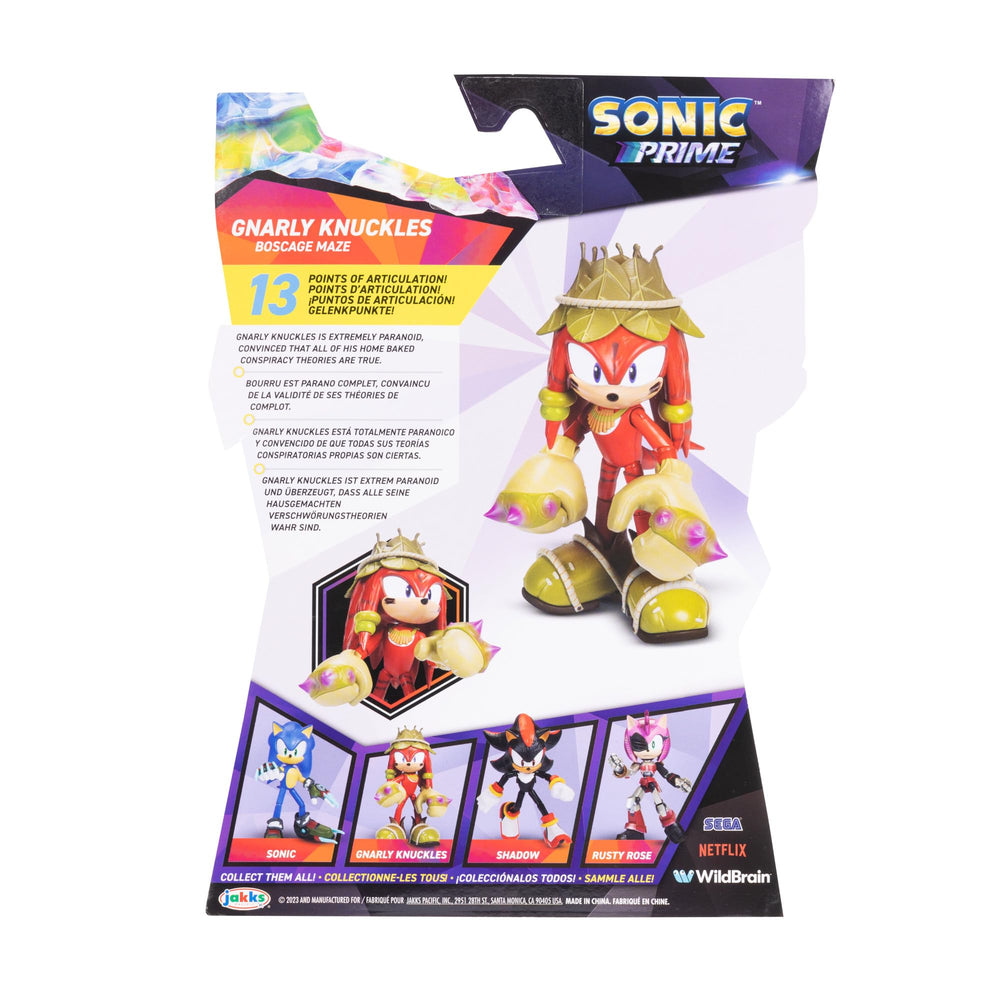 Sonic Prime Knuckles The Dread embellished deco boosts shelf appeal