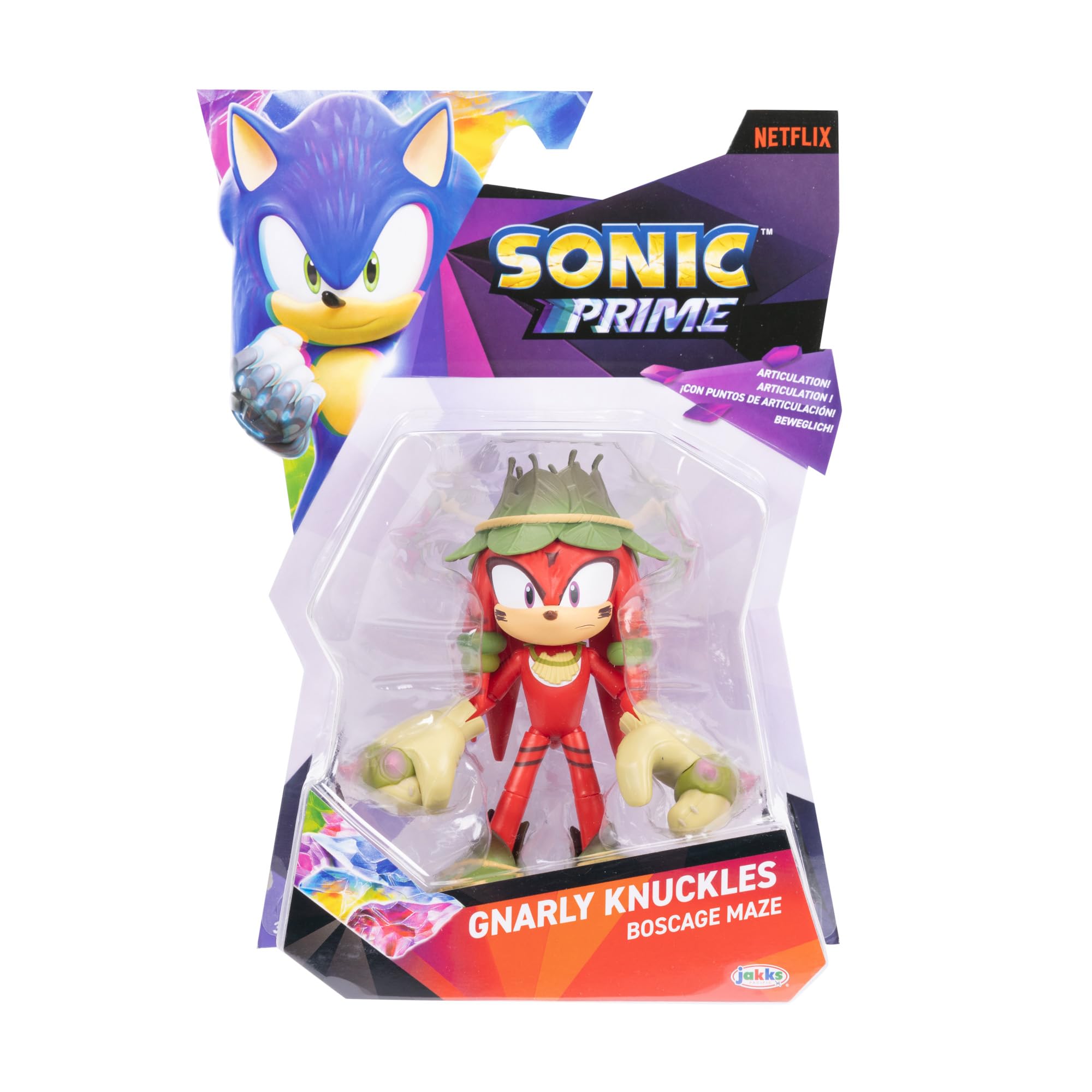 Sonic Prime Knuckles The Dread multi-angle view showcases craftsmanship