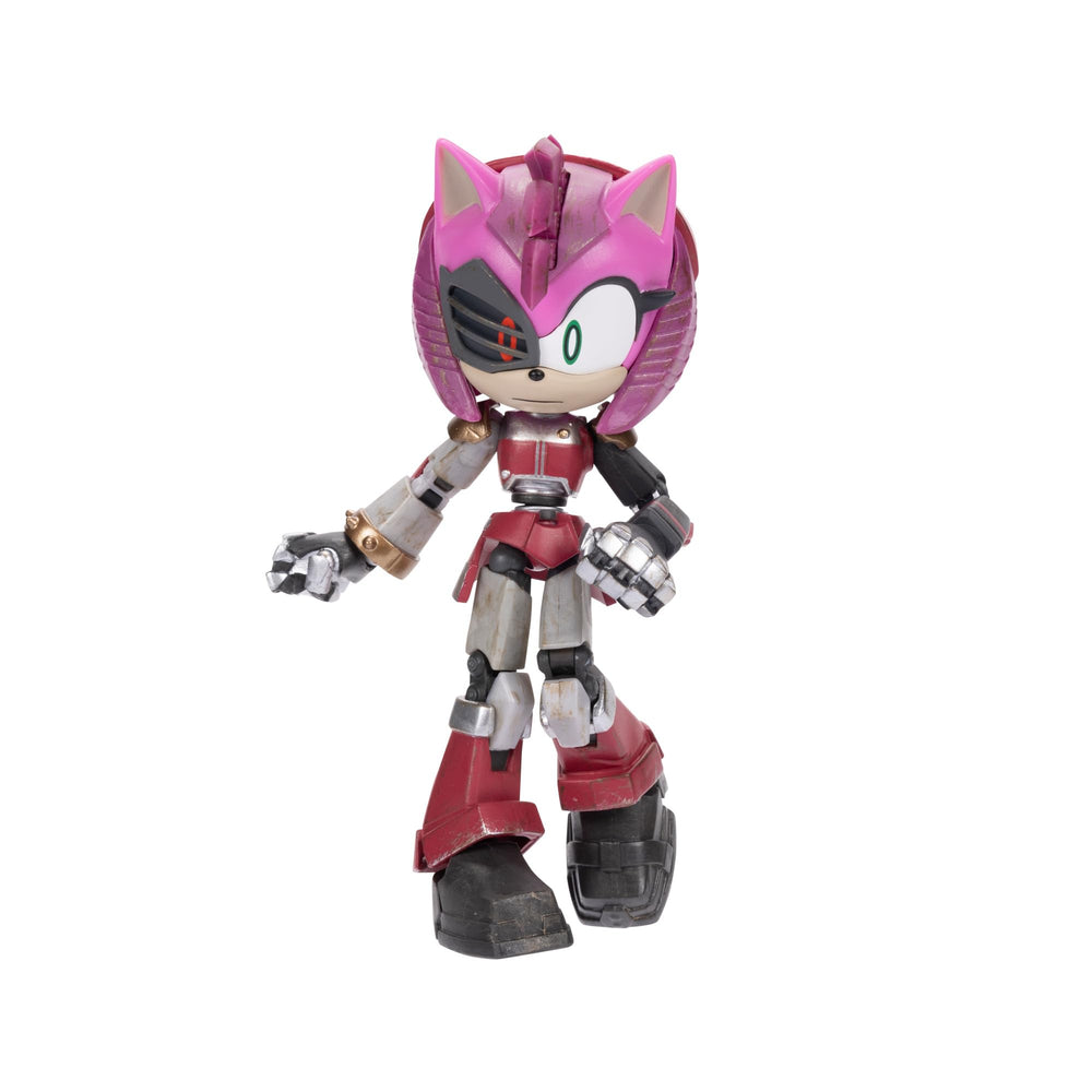 Sonic Prime Rusty Rose 5-inch articulated figure in dynamic display pose.