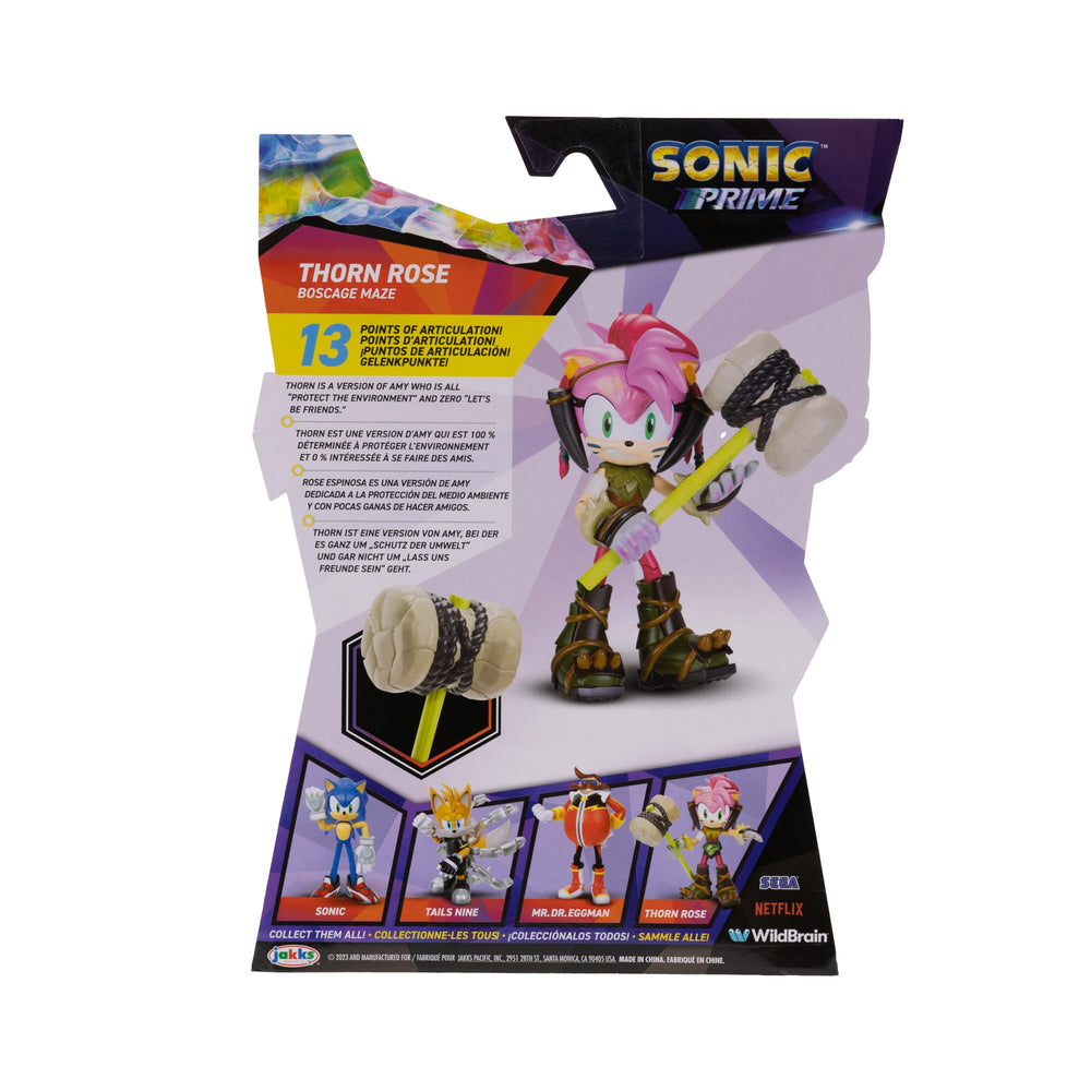 Sonic Prime Thorn Rose box art designed for collectors