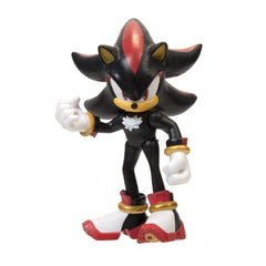 Sonic The Hedgehog Shadow figure with articulation enables varied poses during playtime.