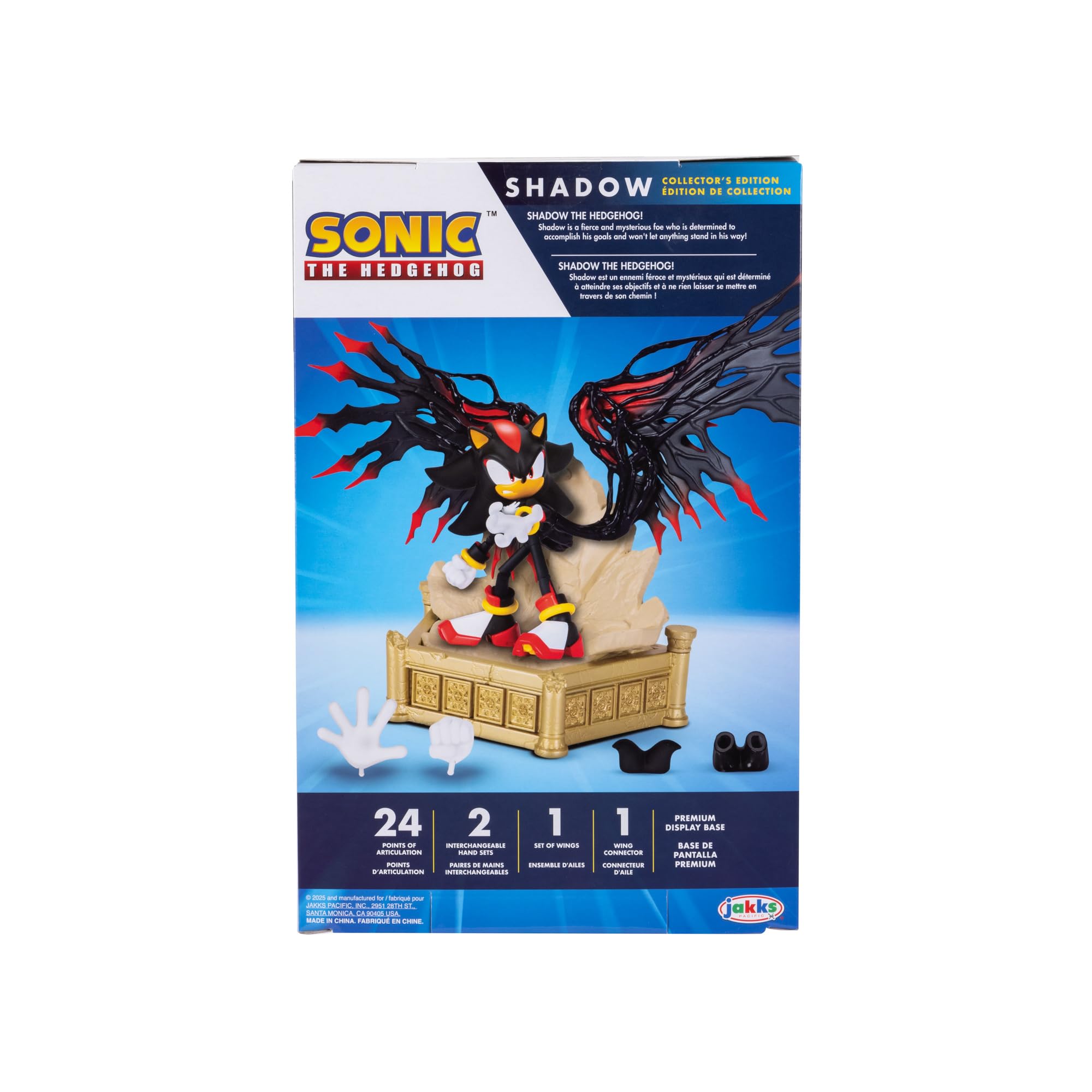 Six-inch Shadow figure sized for easy shelf display