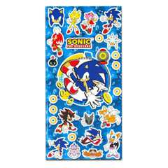 Sonic stickers and tattoos pack to personalize artwork