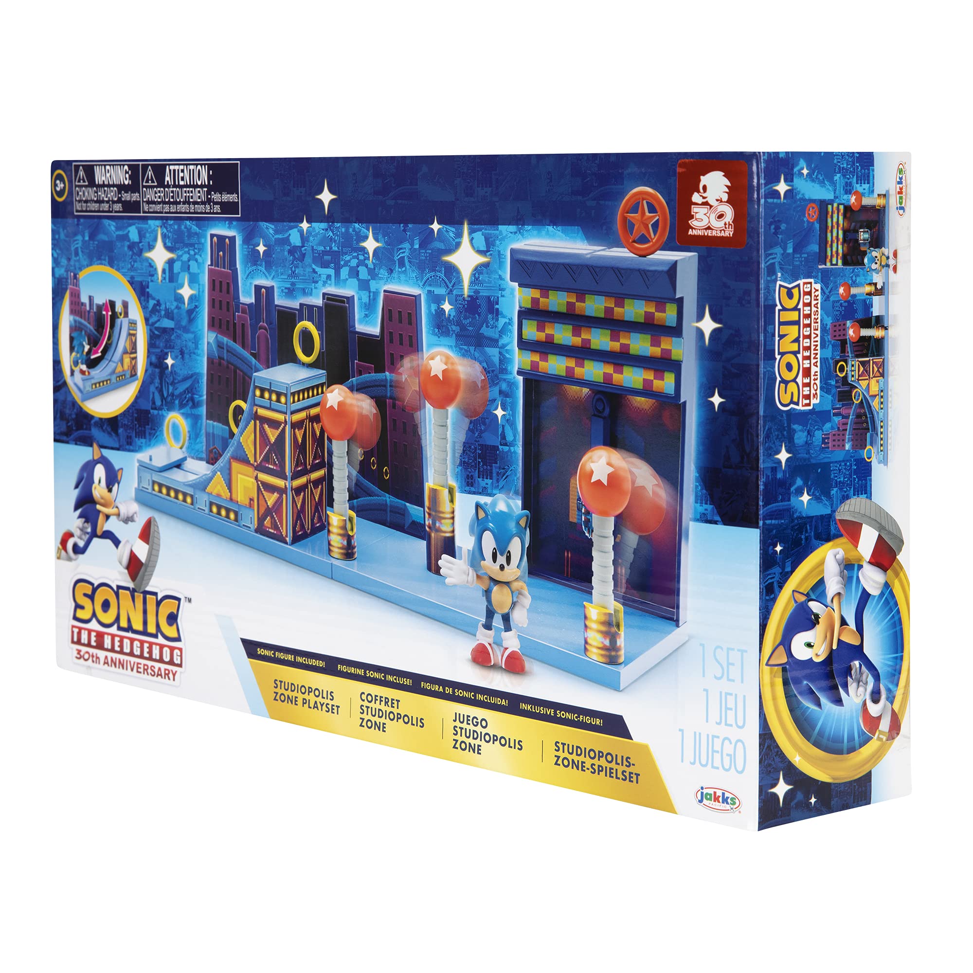 Sonic The Hedgehog 2.5-inch Red Star Ring enhances display and play value.