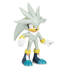 Sonic The Hedgehog 2.5-Inch Silver Action Figure back view showing full silhouette