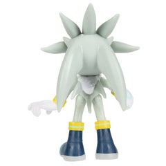 Sonic The Hedgehog 2.5-Inch Silver Action Figure detail face close-up for fans