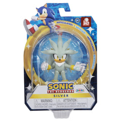 Sonic The Hedgehog 2.5-Inch Silver Action Figure detailed head finish, vibrant look