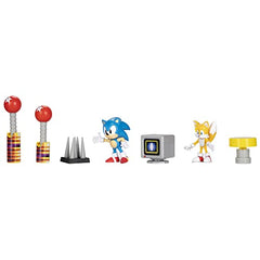 Sonic The Hedgehog 2.5-inch diorama set assembly scene for interactive display