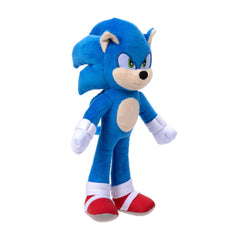 Sonic The Hedgehog 2 plush side profile showcasing vibrant character shape