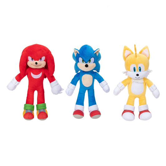 Sonic The Hedgehog 2 plush Sonic, 9-inch scale, great for display and cuddling
