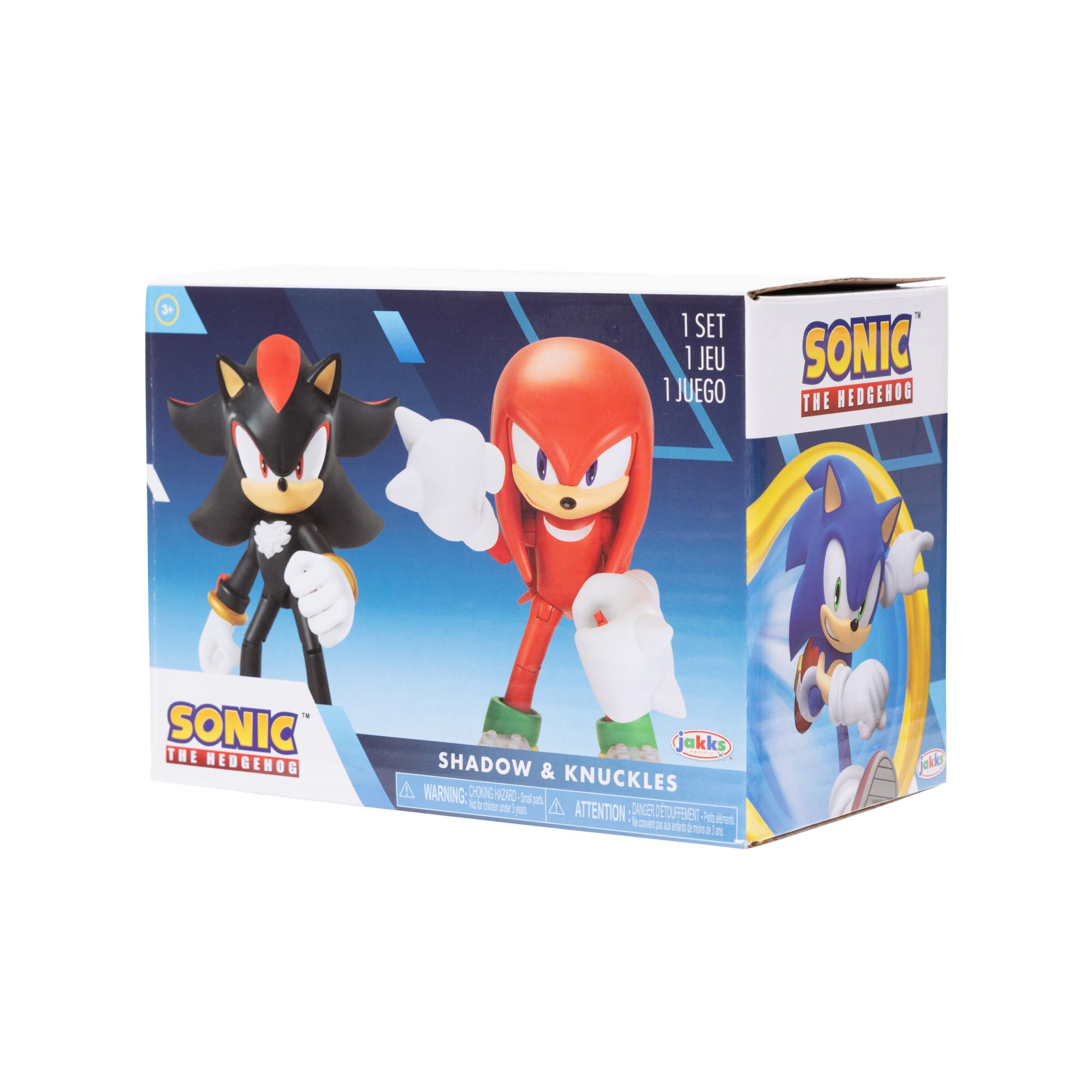 Sonic The Hedgehog 2-pack ready for display on shelf or desk