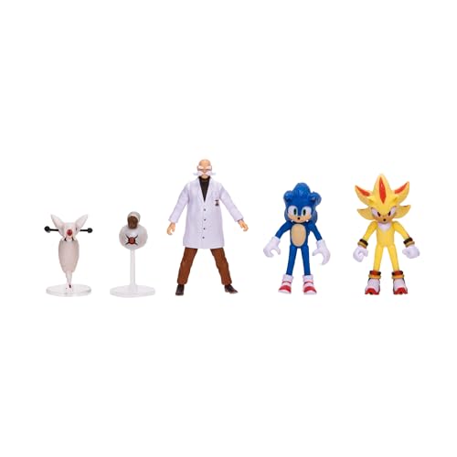 Sonic the Hedgehog 3 movie Gerald Robotnik figure 2.5-inch perfect for display