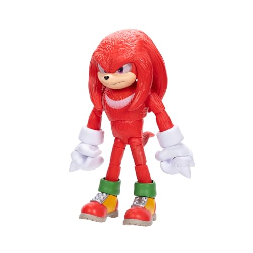 Sonic The Hedgehog 3 Super Sonic 5-inch figure front view with bold details.