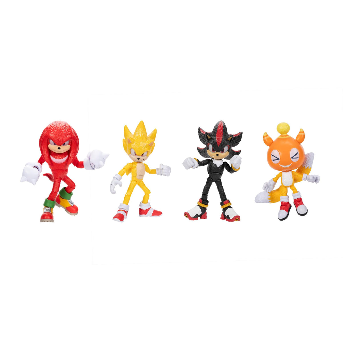 Sonic The Hedgehog 3 Super Sonic figure with display-ready poseability