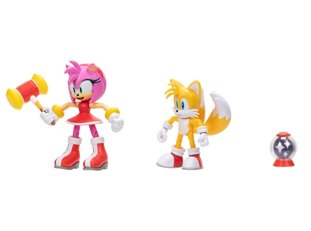 Sonic The Hedgehog modern Amy bendable figures for flexible play.