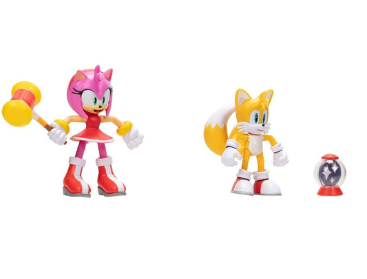 Sonic The Hedgehog modern tails poseable detail for dynamic action poses.