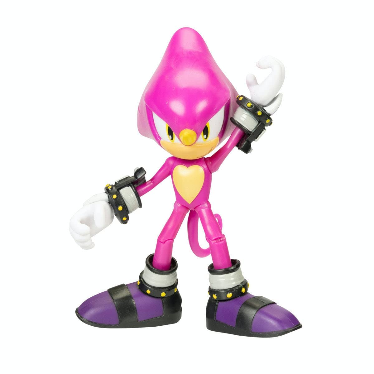 Sonic the Hedgehog 4-inch Espio close-up on face and texture