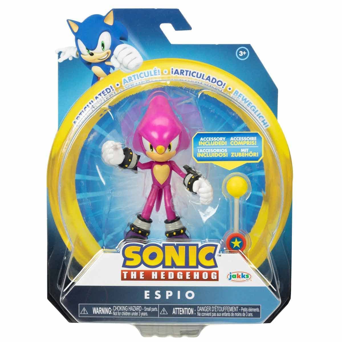 Sonic the Hedgehog 4-inch Espio packaging with checkpoint display