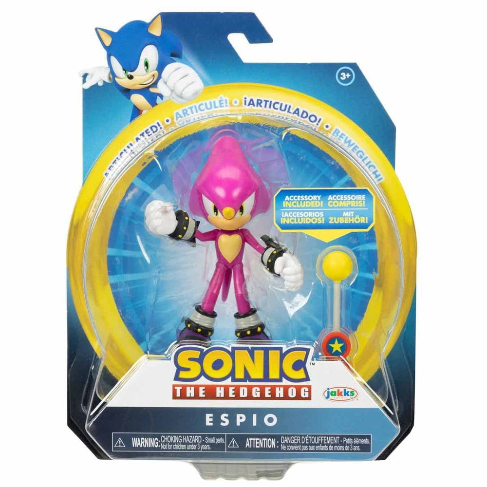 Sonic the Hedgehog 4-inch Espio packaging with checkpoint display