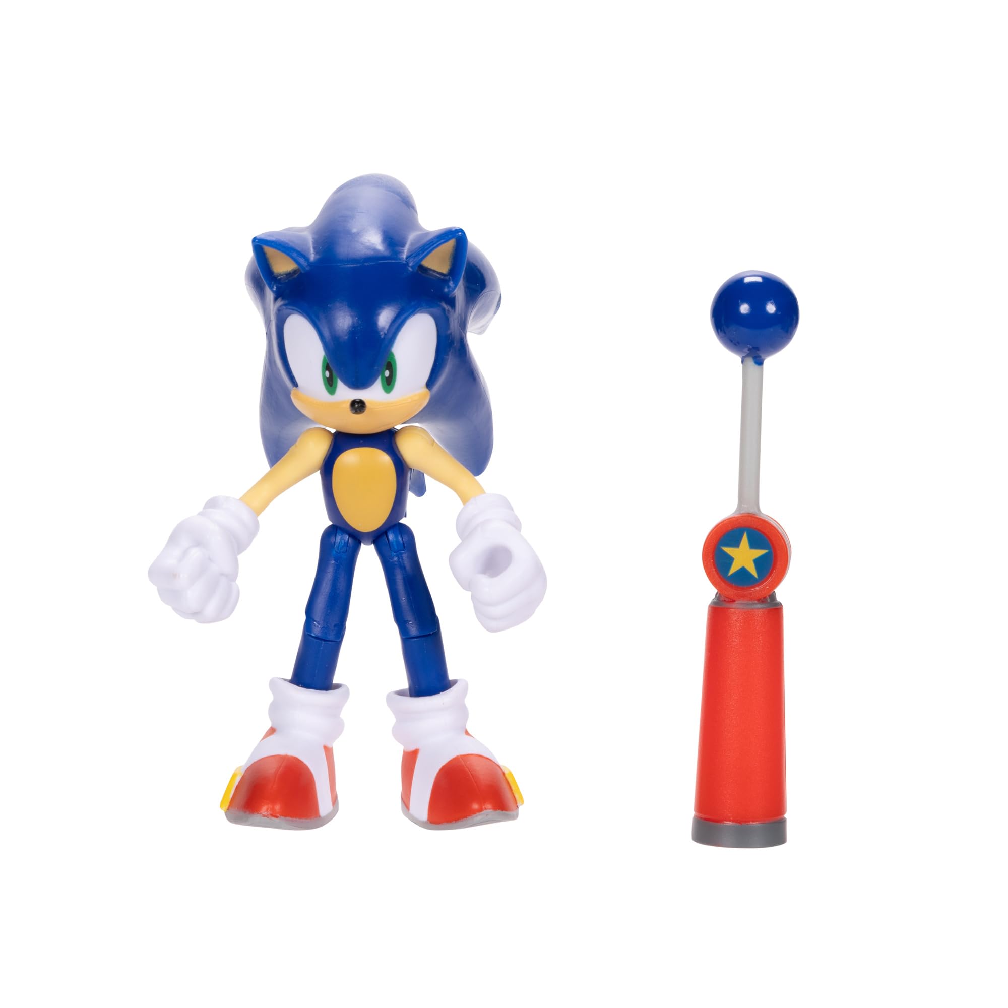 Sonic the Hedgehog 4-inch figure with blue checkpoint accessory for imaginative play