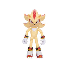 Sonic The Hedgehog Super Sonic figure in a dynamic pose for action scenes.