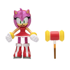 Amy Rose hammer pose in 4-inch scale for shelf display.