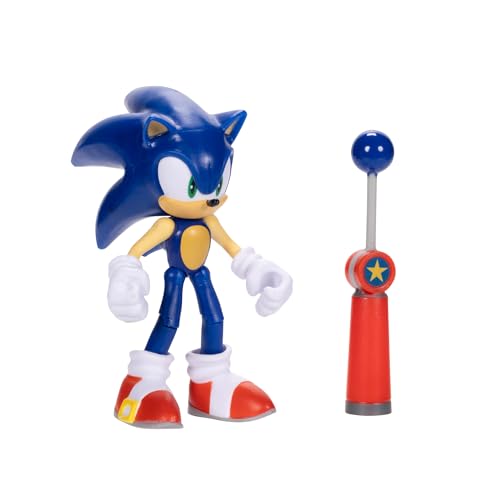 Blue checkpoint accessory shown with Sonic figure for interactive storytelling