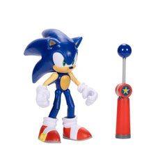 Blue checkpoint accessory shown with Sonic figure for interactive storytelling