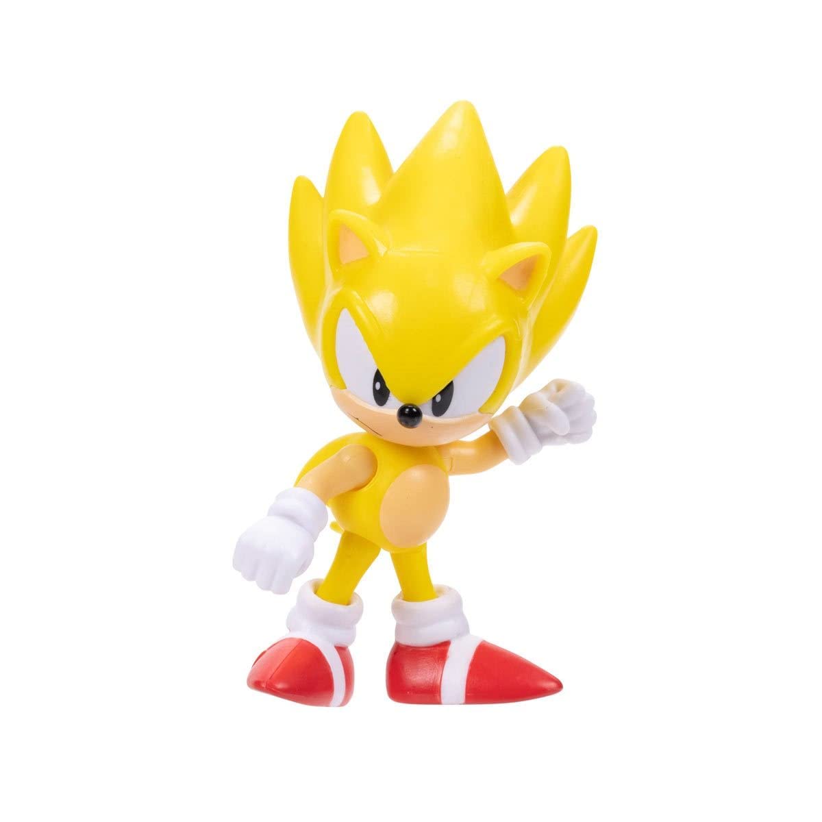 Sonic the Hedgehog Classic Super Sonic 2.5-inch mini figure in dynamic pose for imaginative play.